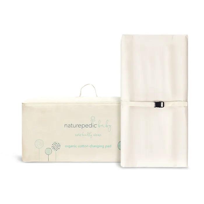 Naturepedic Organic Cotton Changing Pad - 2 Sided - Traveling Tikes 