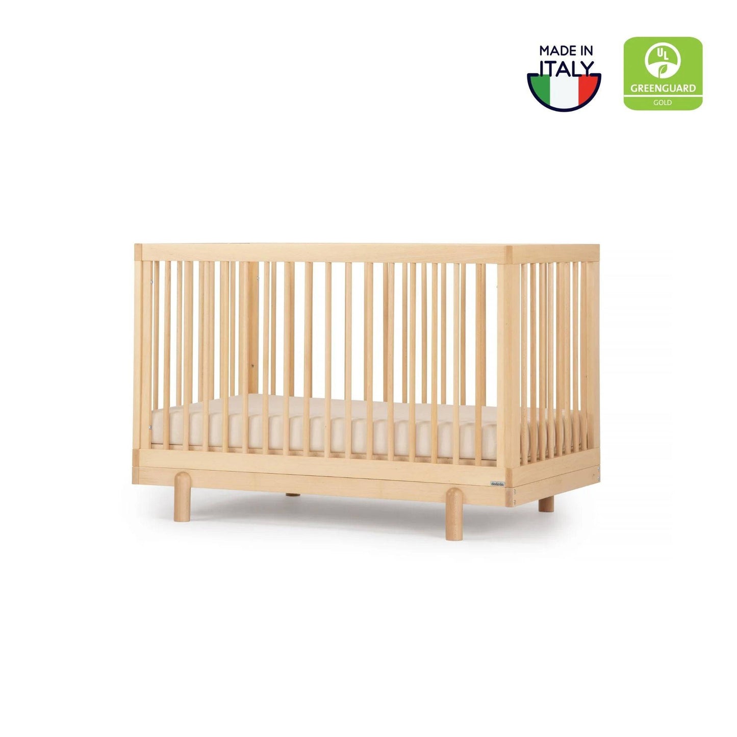 DaDaDa Bliss 4-in-1 Convertible Crib - Natural