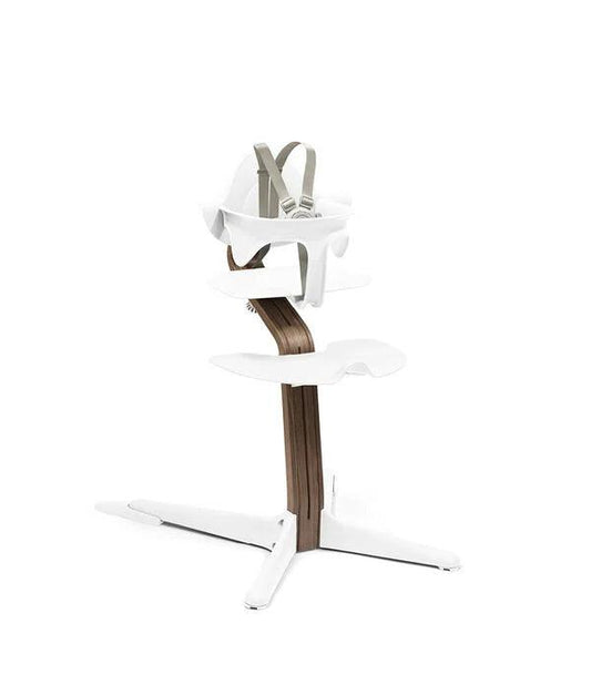 Nomi Highchair - Walnut/White - Traveling Tikes 