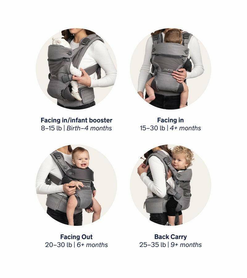 Nuna CUDL 4 in 1 Baby Carrier - Softened Denim - Traveling Tikes 