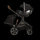 Nuna DEMI Next Double Stroller + Rider Board - Caviar - Traveling Tikes 