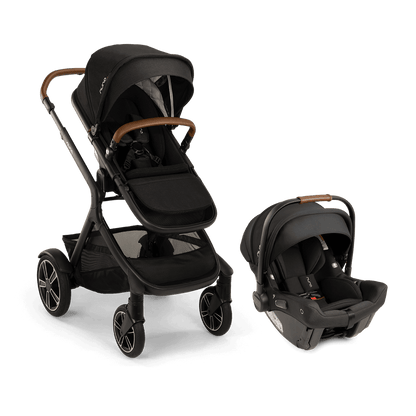 Nuna DEMI Next + PIPA Urbn Travel System Caviar - Traveling Tikes 