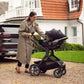 Nuna Demi Next Stroller + Rider Board - Granite - Traveling Tikes 