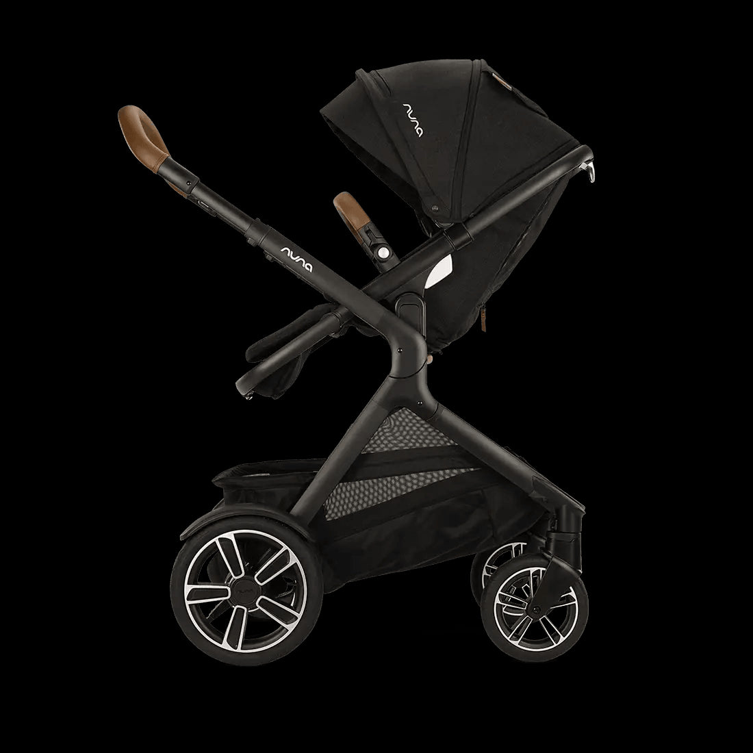 Nuna Demi Next Stroller + Rider Board - Granite - Traveling Tikes 