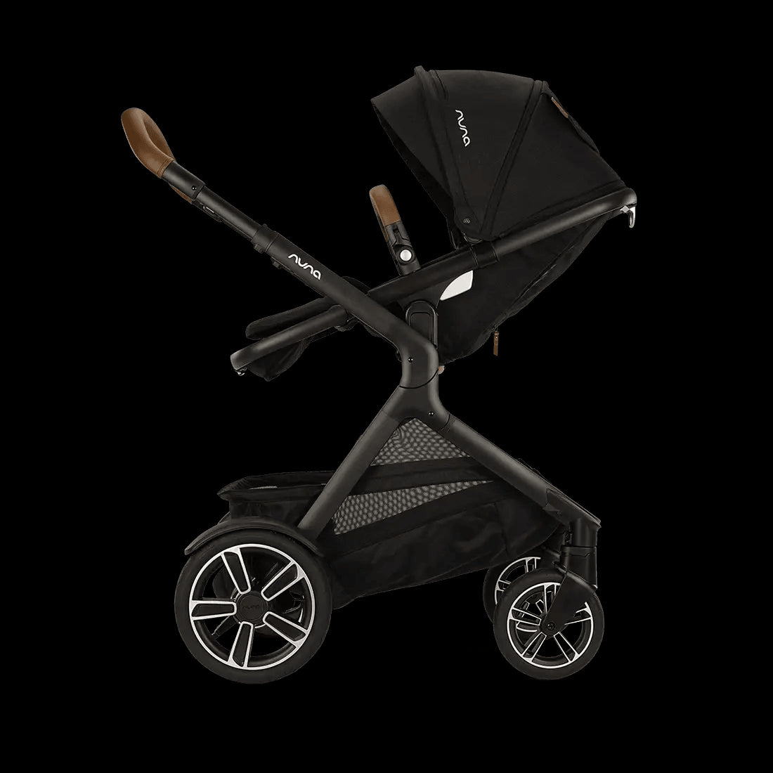 Nuna Demi Next Stroller + Rider Board - Granite - Traveling Tikes 