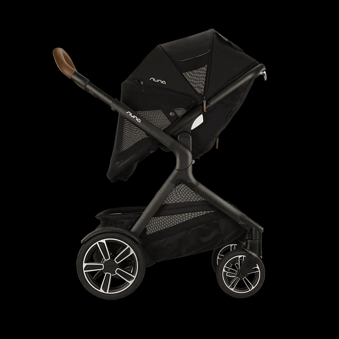 Nuna Demi Next Stroller + Rider Board - Granite - Traveling Tikes 