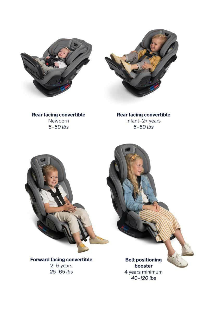 Nuna EXEC All-In-One Convertible Car Seat - Caviar - Traveling Tikes 