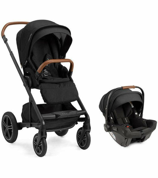 Nuna MIXX next + PIPA urbn Travel System - Caviar - Traveling Tikes 