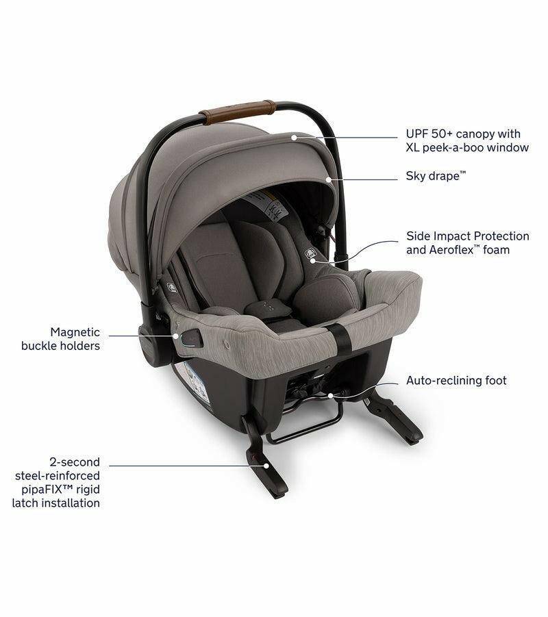 Nuna MIXX next + PIPA urbn Travel System - Granite