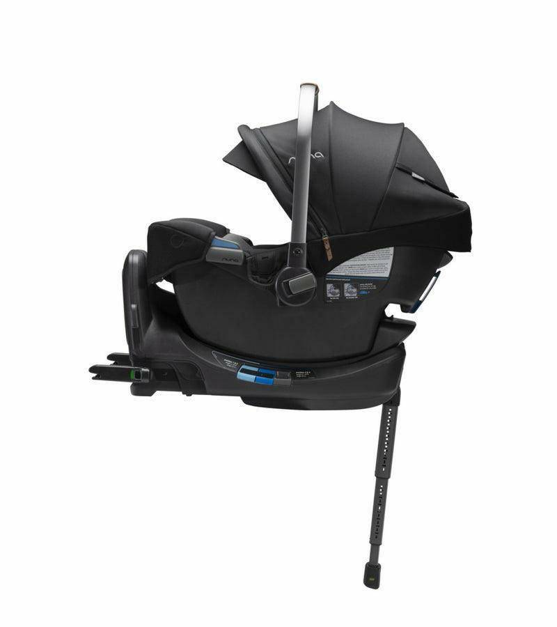 Nuna MIXX Next with Magnetic Buckle + Pipa RX Infant Car Seat Bundle - Caviar - Traveling Tikes 