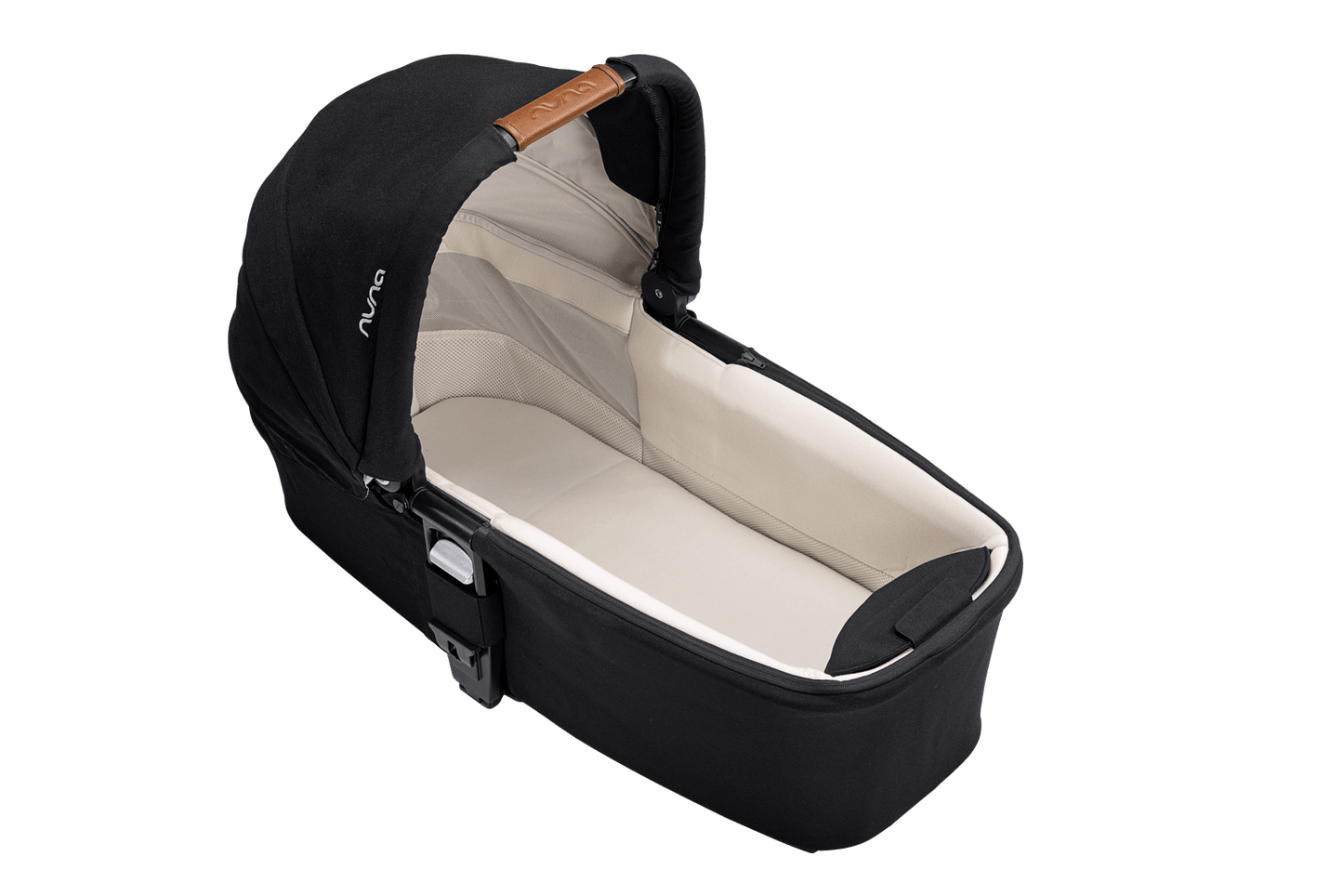 Nuna MIXX Series Bassinet + Stand - Caviar - Traveling Tikes 