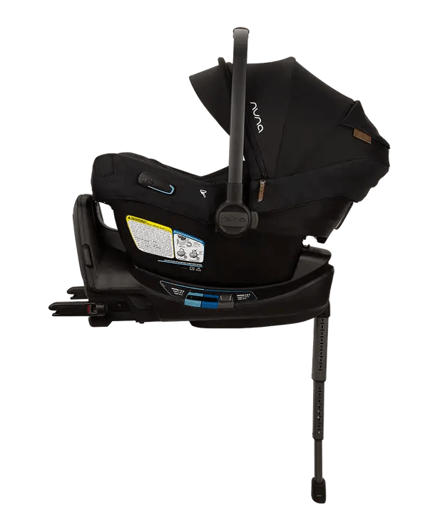 Nuna PIPA aire RX Infant Car Seat and RELX Base - Caviar - Traveling Tikes 