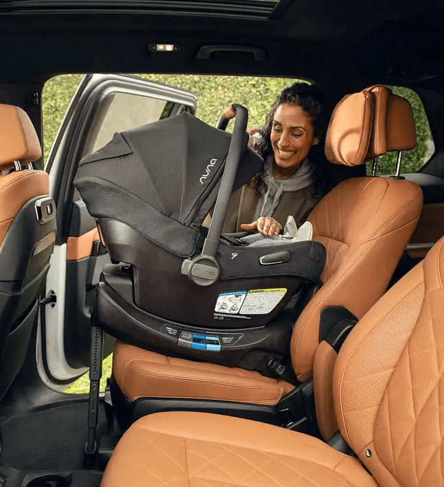 Nuna PIPA aire RX Infant Car Seat and RELX Base - Caviar - Traveling Tikes 