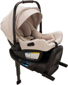 Nuna Pipa Aire RX Infant Car Seat + RELX Base - Biscotti