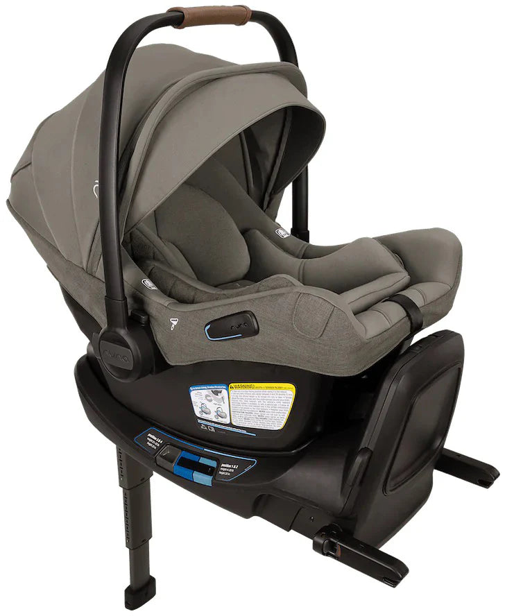 Nuna PIPA Aire RX Infant Car Seat + PIPA RELX Base with Load Leg - Granite CF18508600GRN