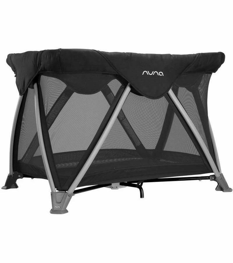 Nuna SENA Aire Playard with Zip-Off Bassinet - Caviar - Traveling Tikes 