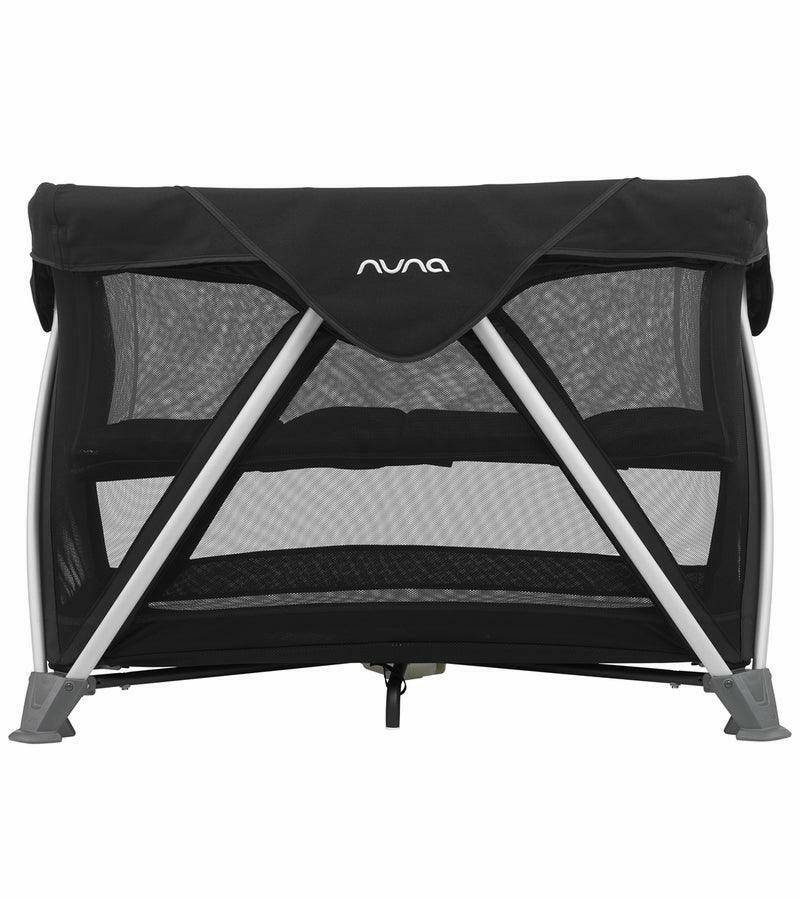 Nuna SENA Aire Playard with Zip-Off Bassinet - Caviar - Traveling Tikes 