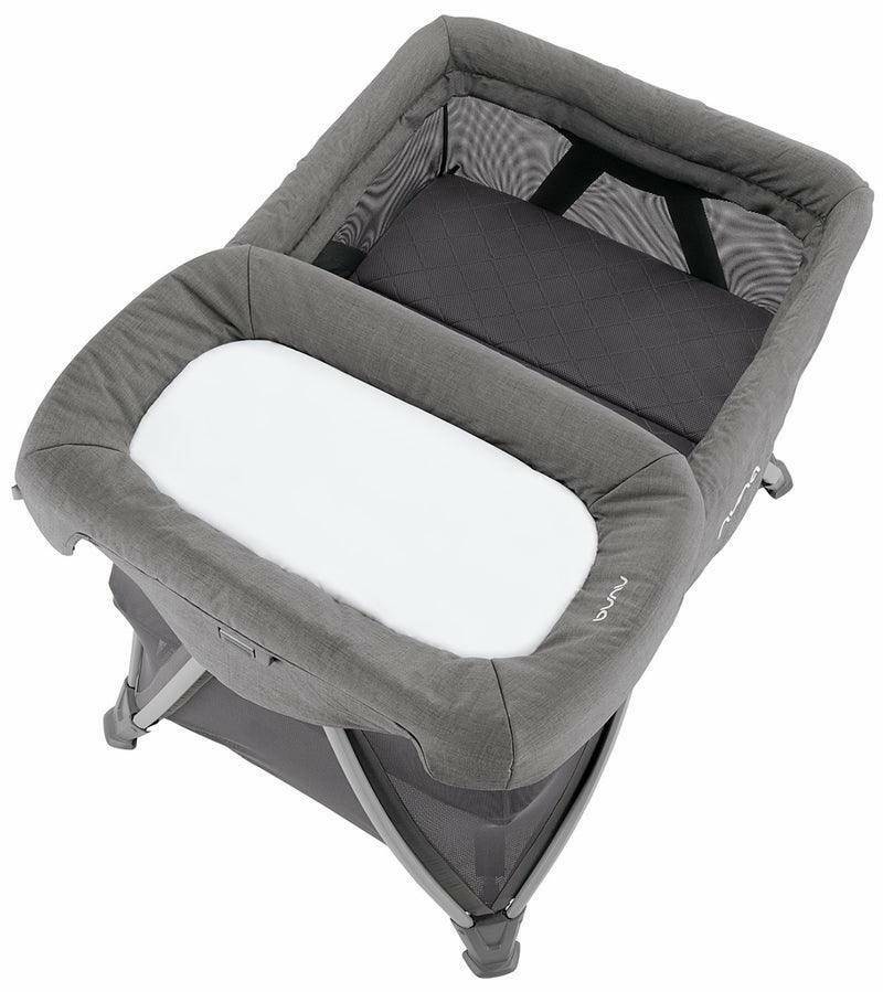 Nuna SENA Aire Playard with Zip-Off Bassinet + Changer (One Box) - Granite - Traveling Tikes 