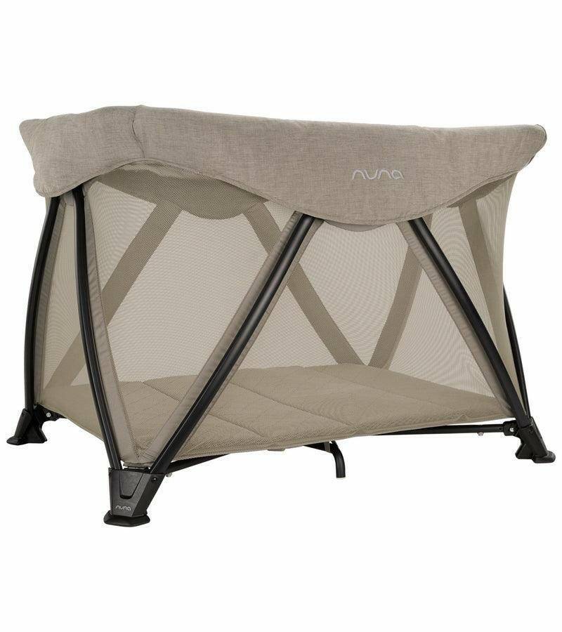 Nuna SENA Aire Playard with Zip-Off Bassinet - Hazelwood - Traveling Tikes 