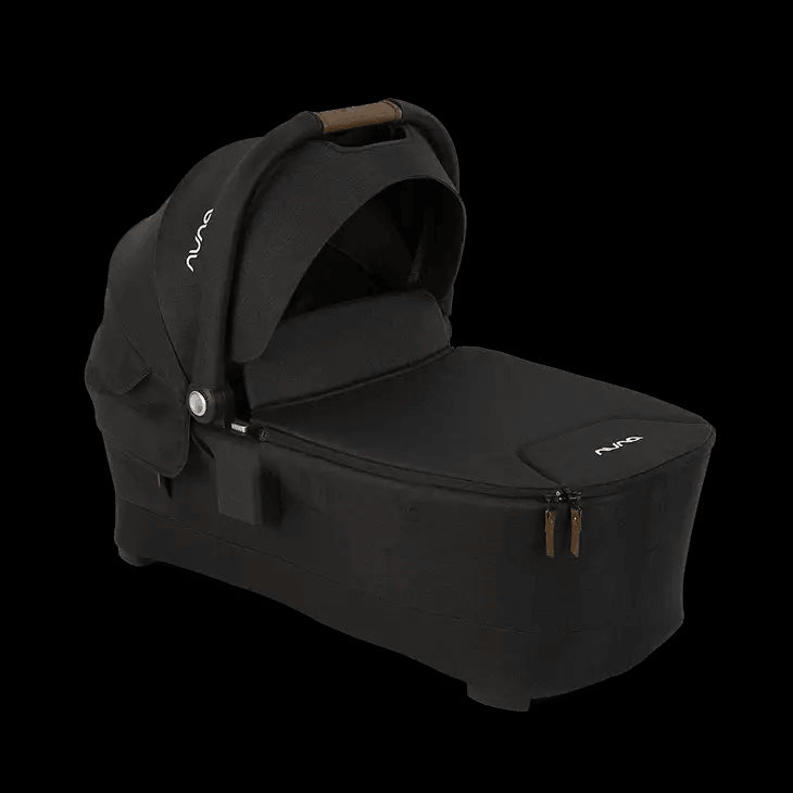 Nuna TRIV LYTL Bassinet and Stand - Caviar - Traveling Tikes 