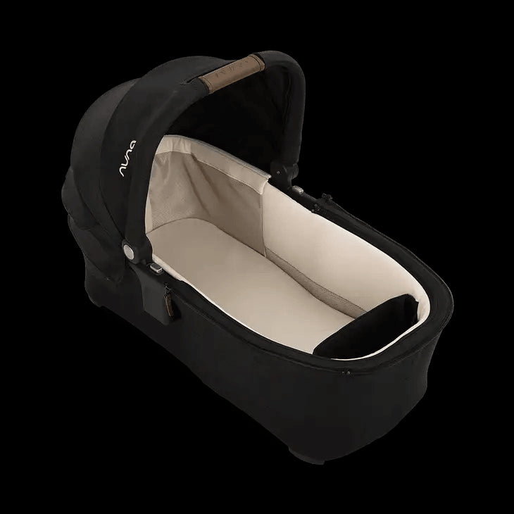 Nuna TRIV LYTL Bassinet and Stand - Caviar - Traveling Tikes 