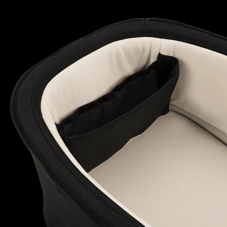 Nuna TRIV LYTL Bassinet and Stand - Caviar - Traveling Tikes 