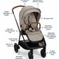 Nuna TRIV Next Compact Stroller - Hazelwood - Traveling Tikes 