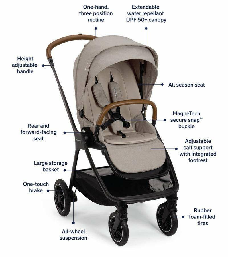 Nuna TRIV Next Compact Stroller - Hazelwood - Traveling Tikes 