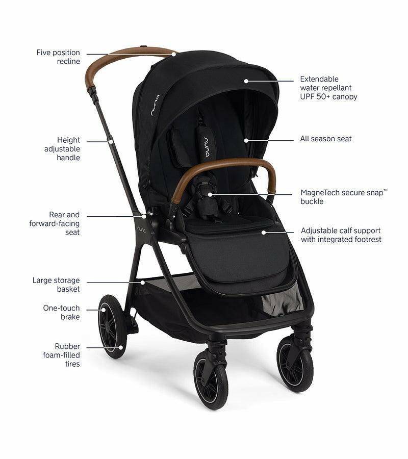 Nuna TRIV next + PIPA urbn Travel System - Caviar - Traveling Tikes 