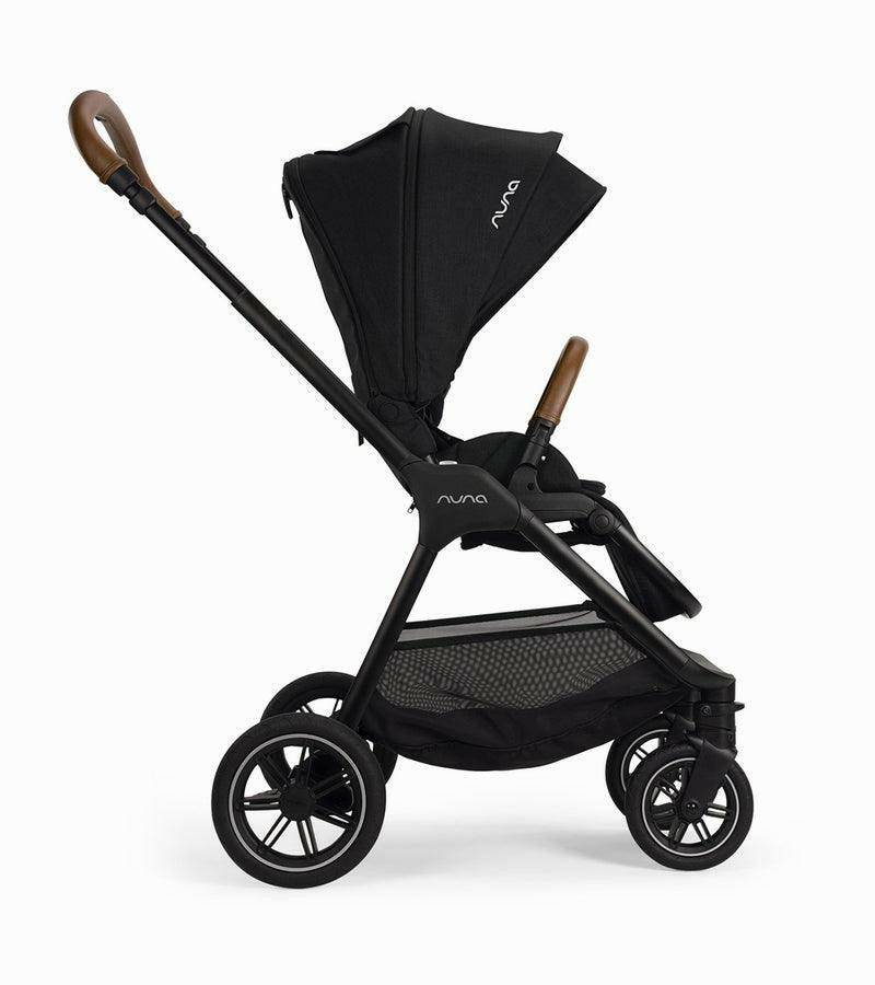 Nuna TRIV Next Stroller + LYTL Bassinet + Stand Bundle - Caviar / Caviar - Traveling Tikes 