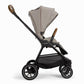 Nuna TRIV Next Stroller + LYTL Bassinet + Stand Bundle - Hazelwood / Caviar - Traveling Tikes 