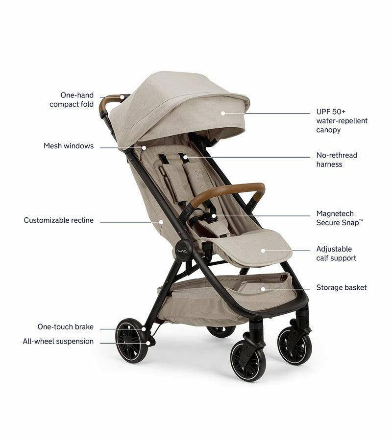 Nuna TRVL + PIPA urbn Travel System - Hazelwood - Traveling Tikes 