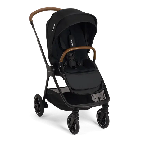 Nuna TRIV Next Compact Stroller - Caviar/Cognac ST16601CVR