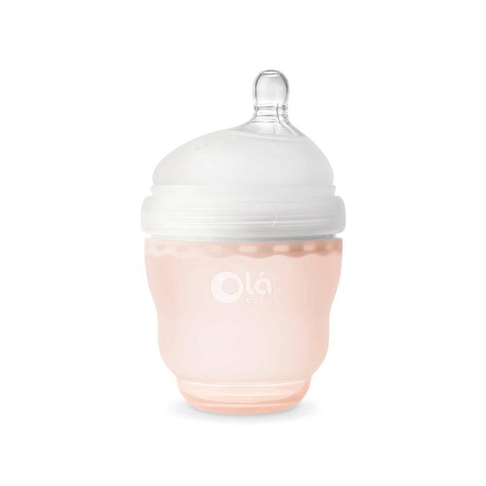 Olababy GentleBottle 4oz - Coral - Traveling Tikes 