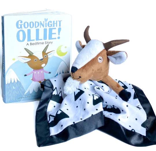 Ollie the Goat Dream Blanket + Bedtime Book - Traveling Tikes 