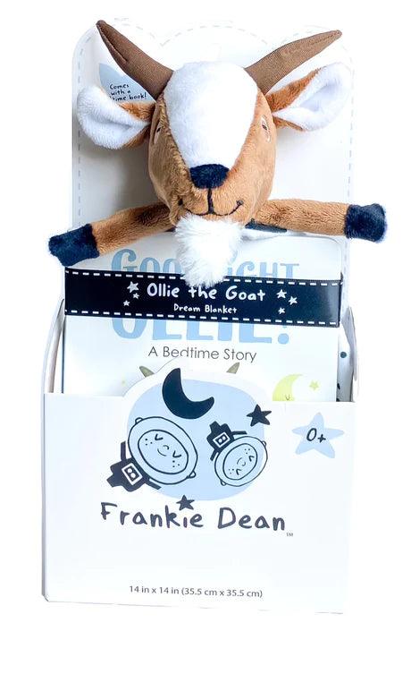 Ollie the Goat Dream Blanket + Bedtime Book - Traveling Tikes 
