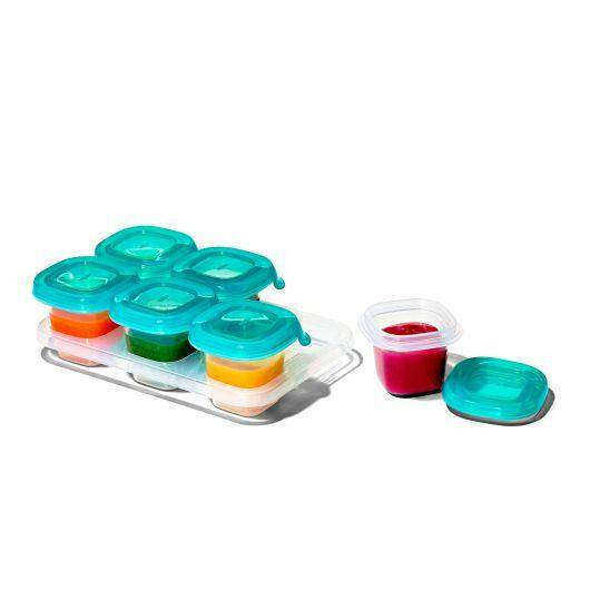 OXO 2 oz Baby Blocks™ Silicone Freezer Storage Containers - Traveling Tikes 