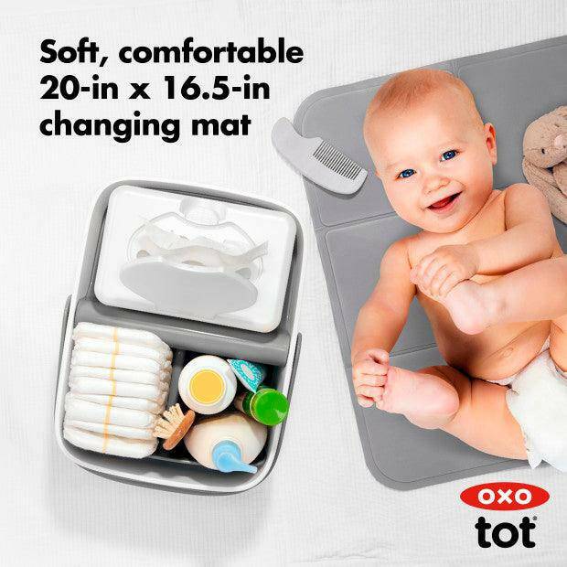 OXO TOT Diaper Caddy with Changing Mat - Traveling Tikes 