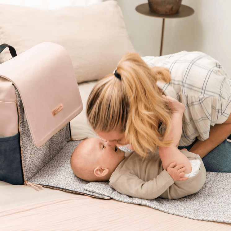 Petunia Pickle Bottom Boxy Backpack in Indigo Blush - Traveling Tikes 