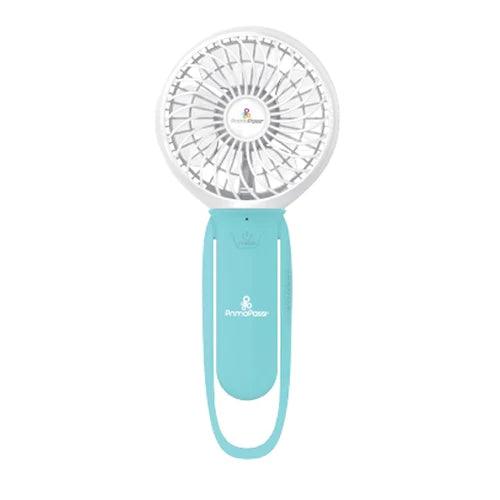 Primo Passi - 3 in 1 Rechargeable Turbo Fan - Light Blue - Traveling Tikes 