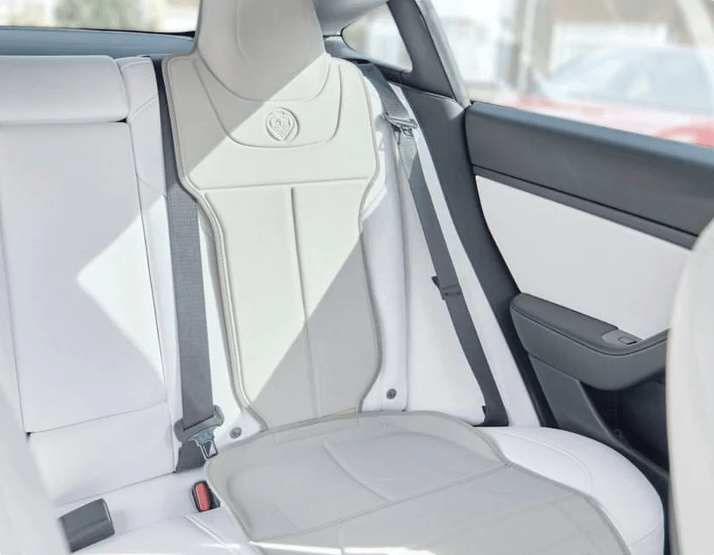 Prince Lionheart 2 STAGE SEATSAVER designed to fit your TESLA -White - Traveling Tikes 