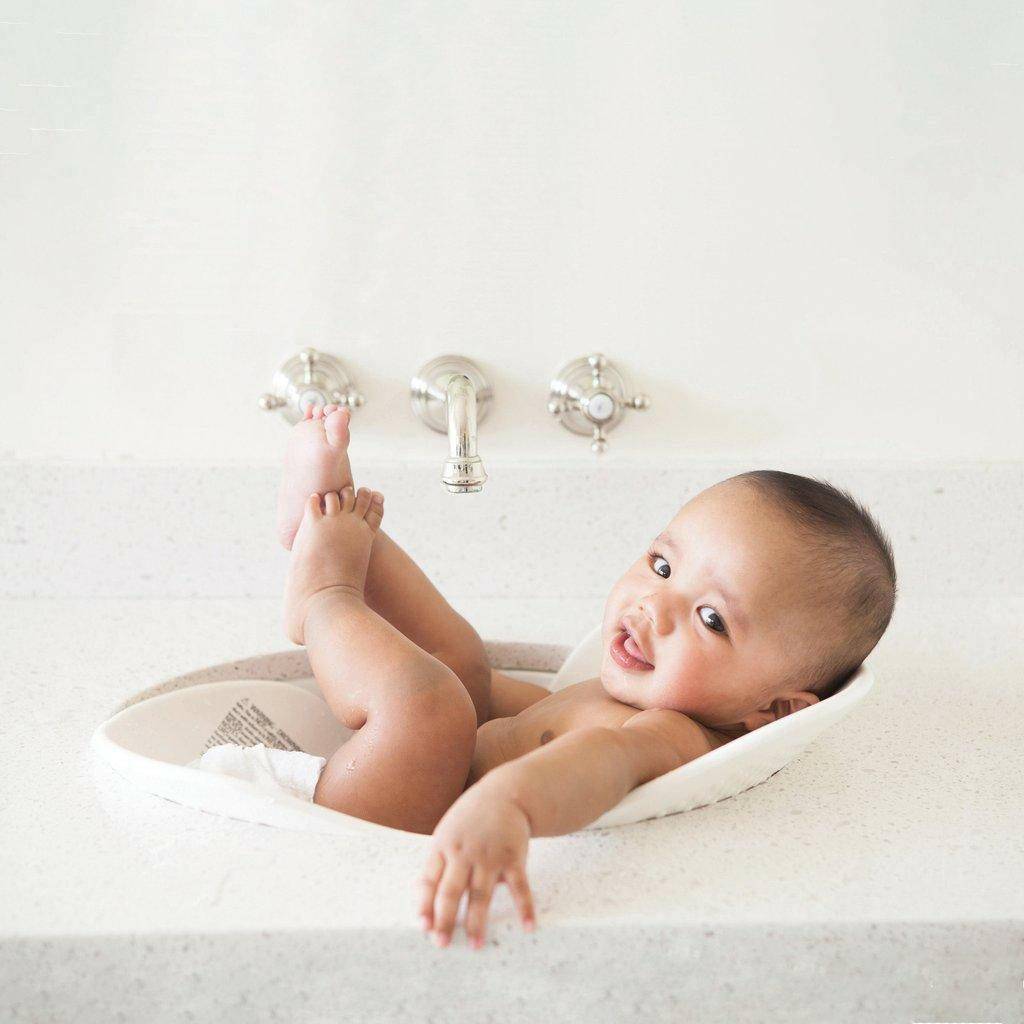 Puj Flyte Portable Bathtub-White - Traveling Tikes 