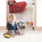 Qdos Crystal Hardware Mount Gate - Chrome - Traveling Tikes 