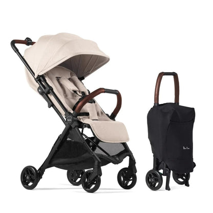 Silver Cross Jet 5 Ultra Compact Stroller - Almond White