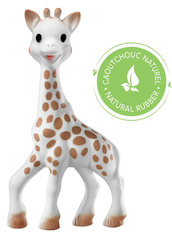 Sophie the Giraffe Teether in Natural Rubber Vulli Sophie Giraffe