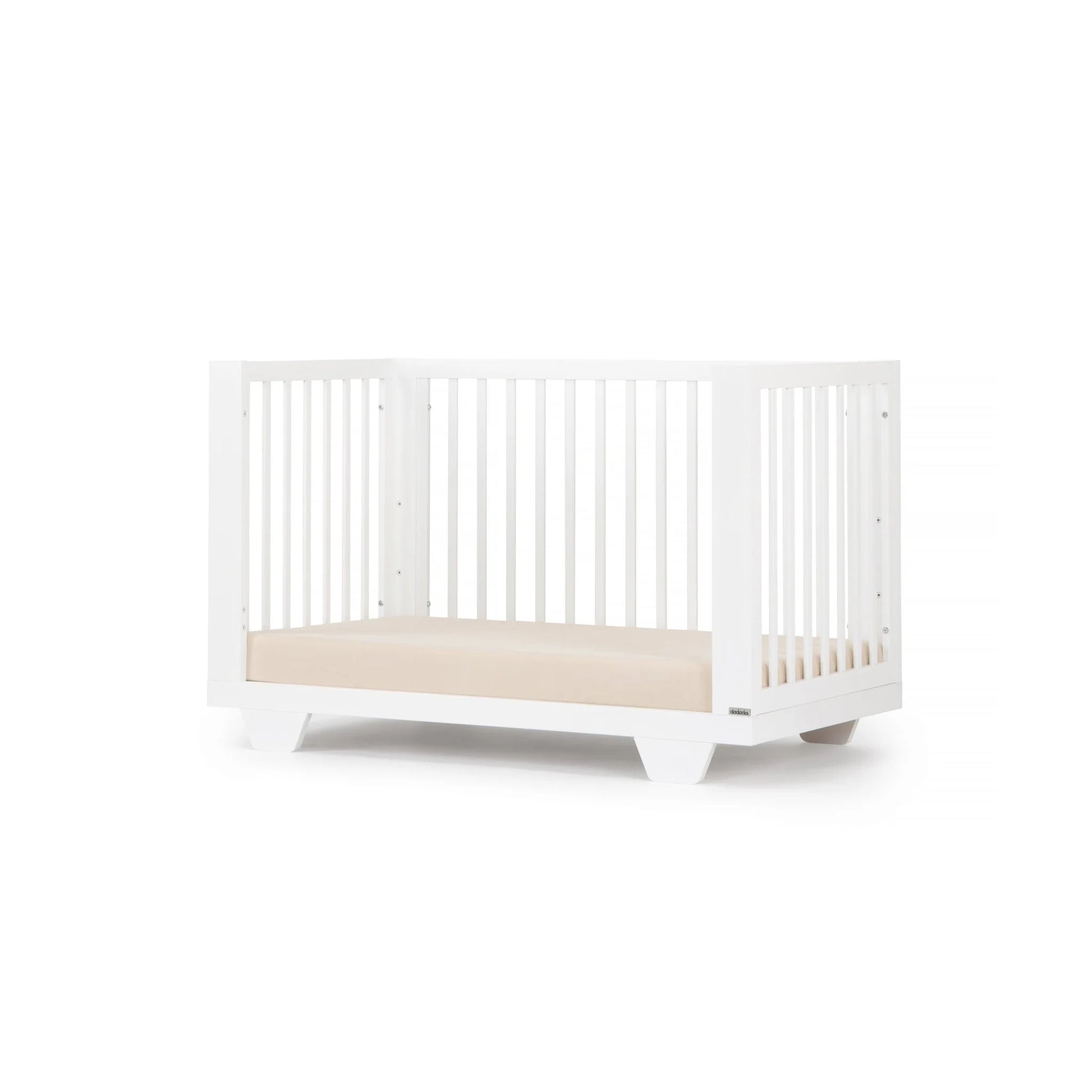 Dadada Spirit Spirit 8-in-1 Convertible Crib - White - Traveling Tikes 