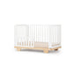 Dadada Spirit Spirit 8-in-1 Convertible Crib - White + Natural