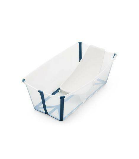 Stokke Flexi Bath & Newborn Support - Transparent Blue - Traveling Tikes 