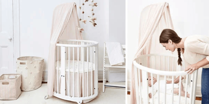 Stokke Sleepi Canopy by Pehr - Blush - Traveling Tikes 