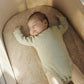 Stokke Snoozi Bassinet Fitted Sheet - Dandelion Beige / Vanilla Cream - Traveling Tikes 